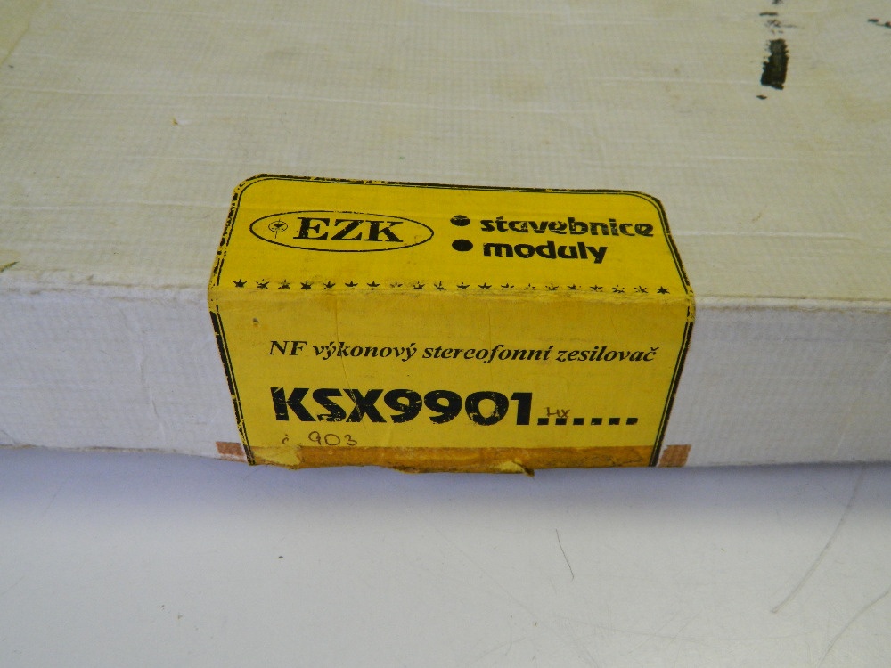 Rozestavěný, stereo zesilovač - 3