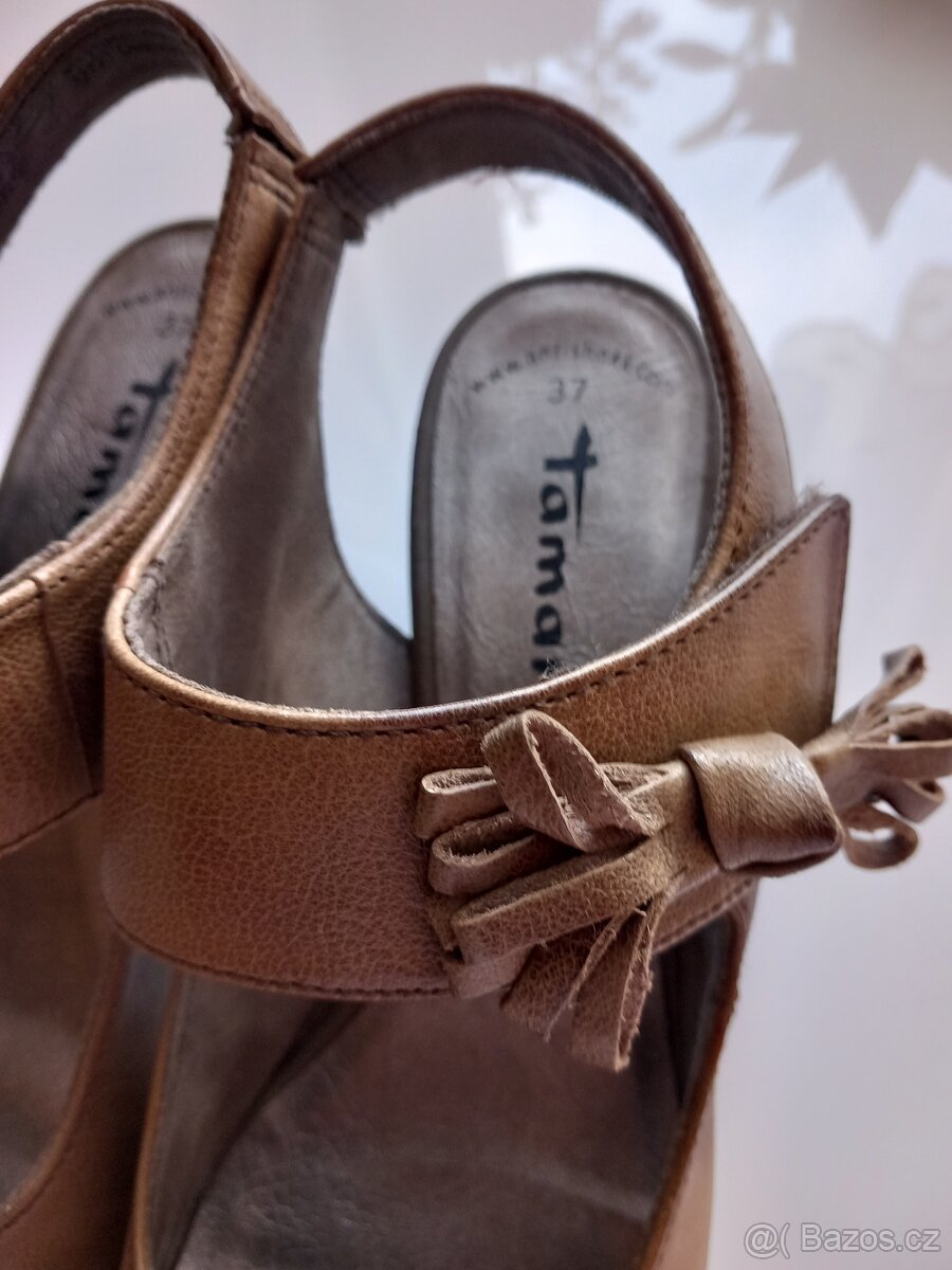 Kožené boty Tamaris - 3