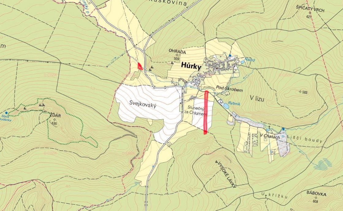 Zemědělská půda, prodej, Hůrky, Rokycany - 3