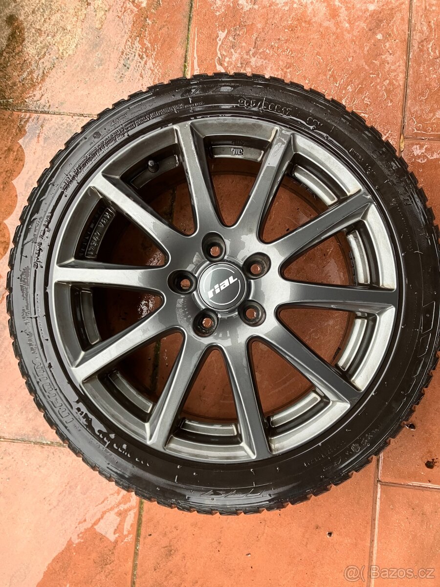 Rial 7Jx17 H2 ET47- zimní pneu Infinity 205/50 R17 - 3