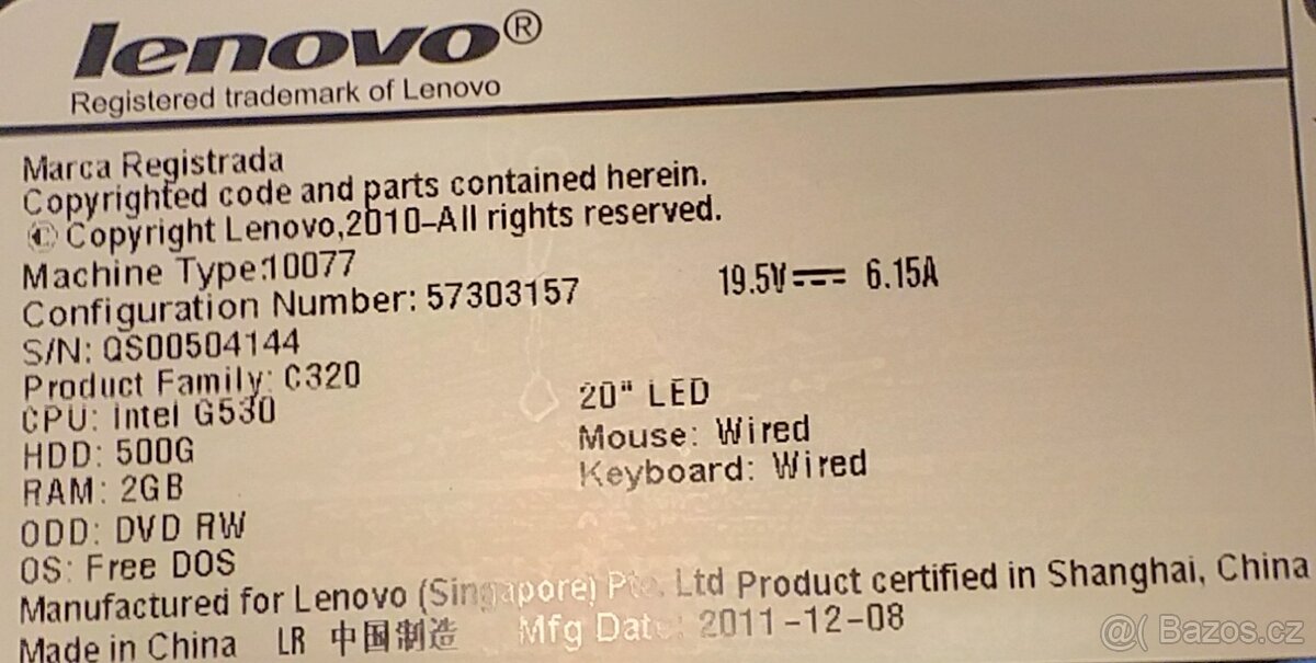 PC All in one Lenovo - 3