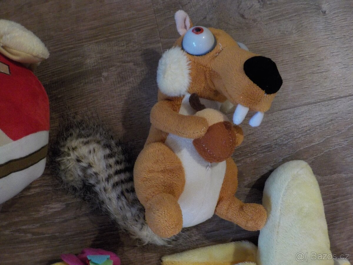 2x sada plyšáčků Pou, Doba ledová, Angry beards, Kitty - 3