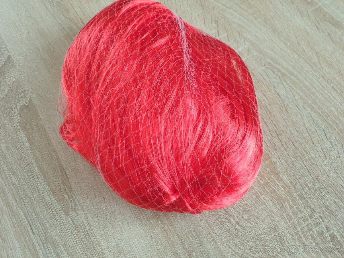 Párty paruka - růžová na mikádo - 3