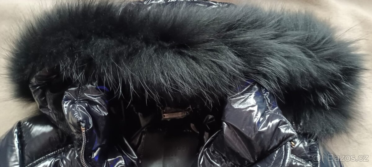 Dámská nová lesklá černá zimní bunda PHILIPP PLEIN XL - 3