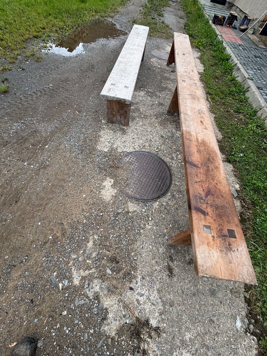 Prodám dřevěná lavice - 3