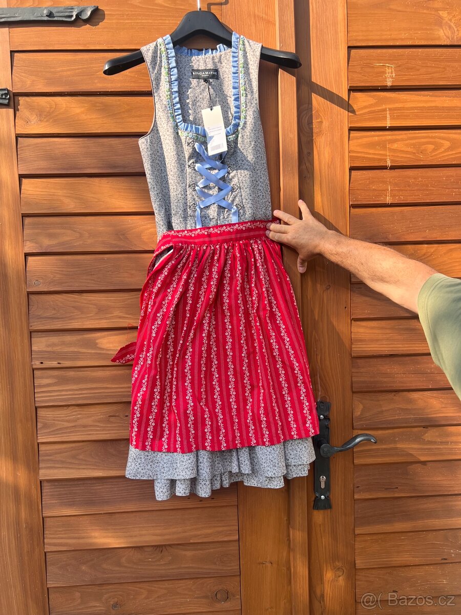 Německý bavorský Dirndl Kinga Mathe - 3