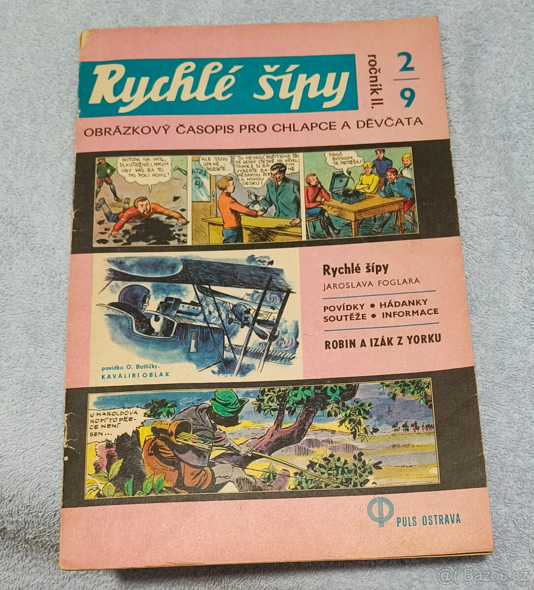 Rychlé Šípy , J.Foglar,Fischer,Čermák;Zlaté údolí;Hra - 3