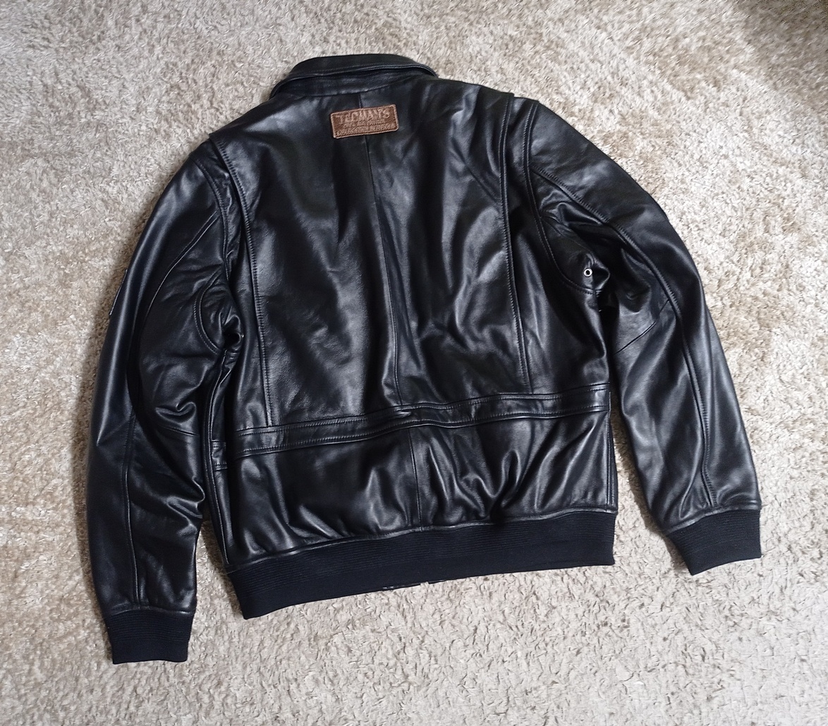 NOVÁ kožená letecká bunda A2 - L,XL-2XL - 3