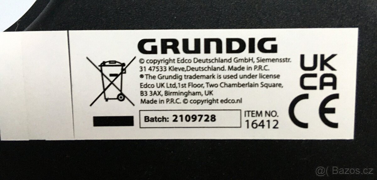 Digitální váha zn.Grundig nová - 3