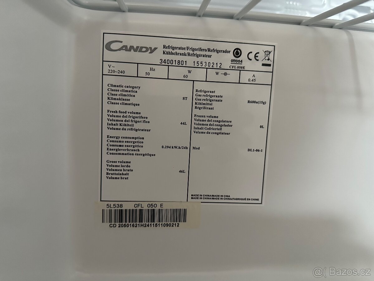 Lednička Candy CFL 050 E - 3