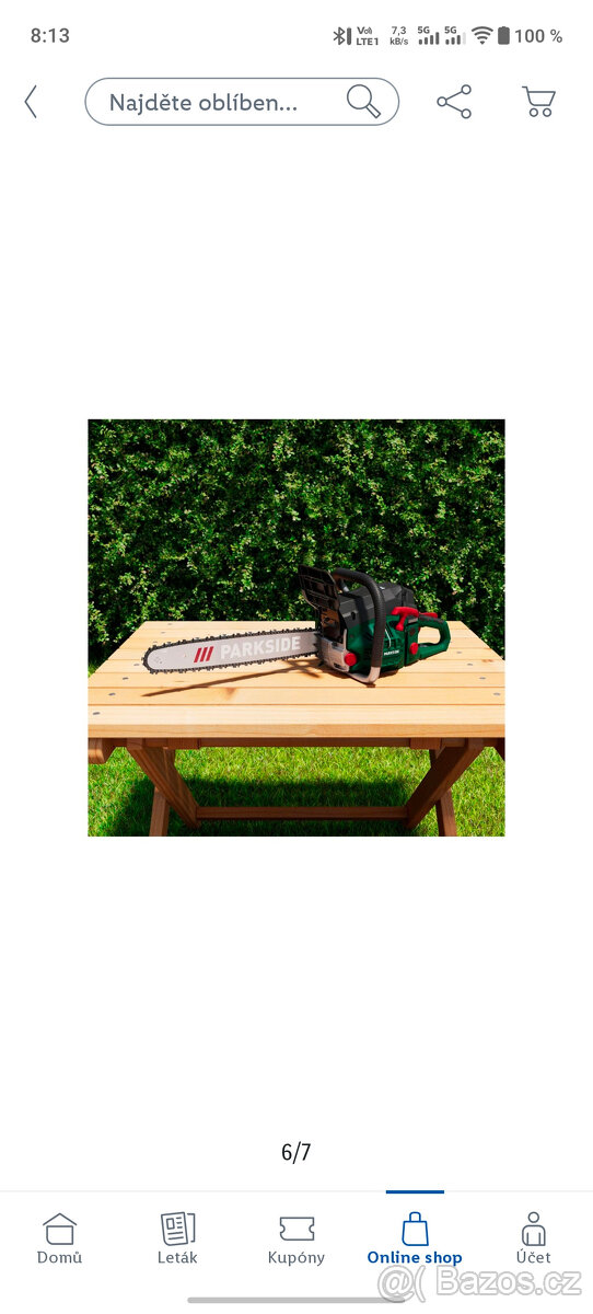 motorová pila parkside nová v záruce - 3