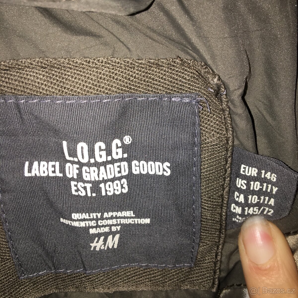 Zimní bunda vel.146, zn.H&M - 3