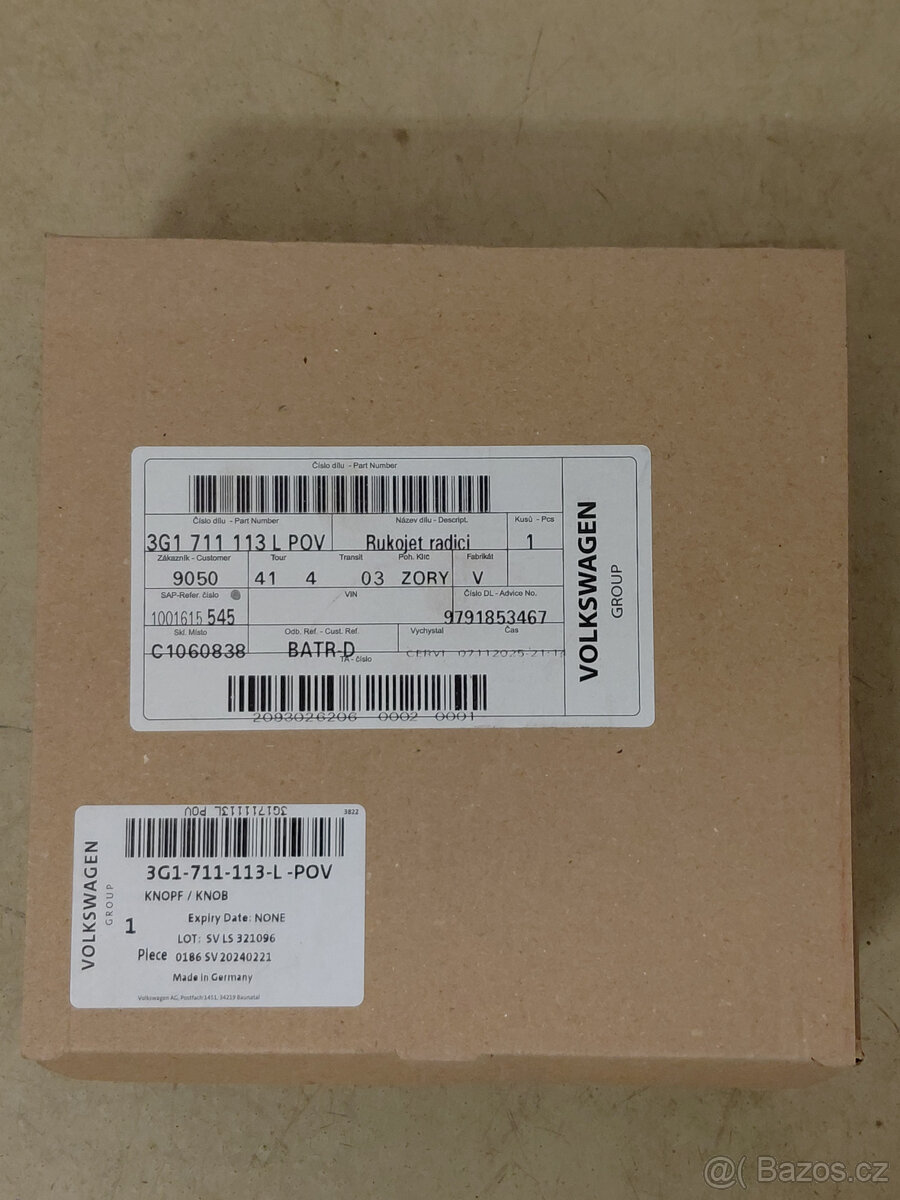 Hlavice řadící páky - 3