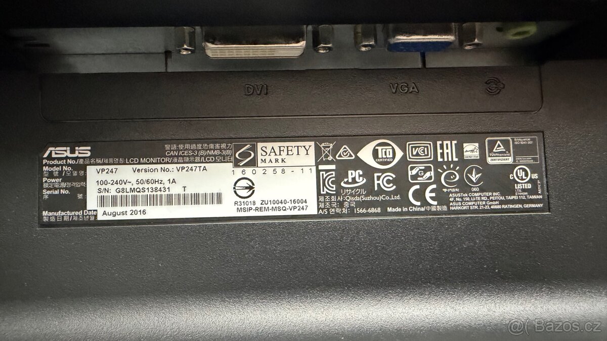 Monitor Asus, 24 palců - 3