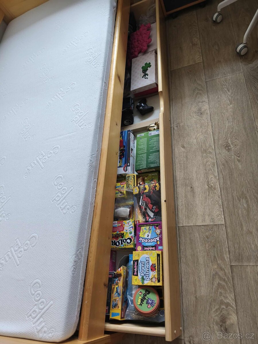 postel + rošt + matrace + šuplík - 3