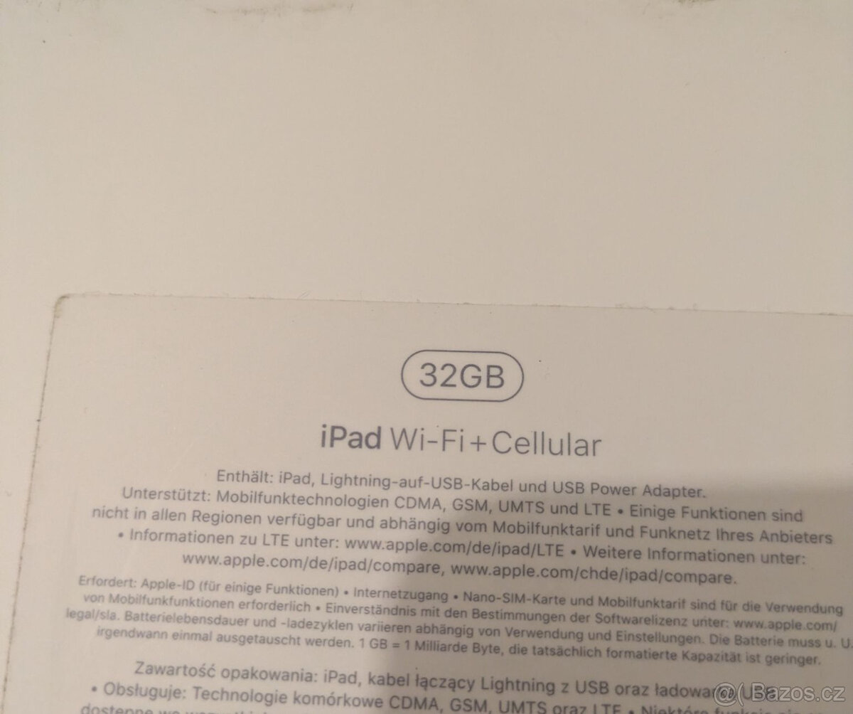 iPad wi-fi Cellular 32GB - 3