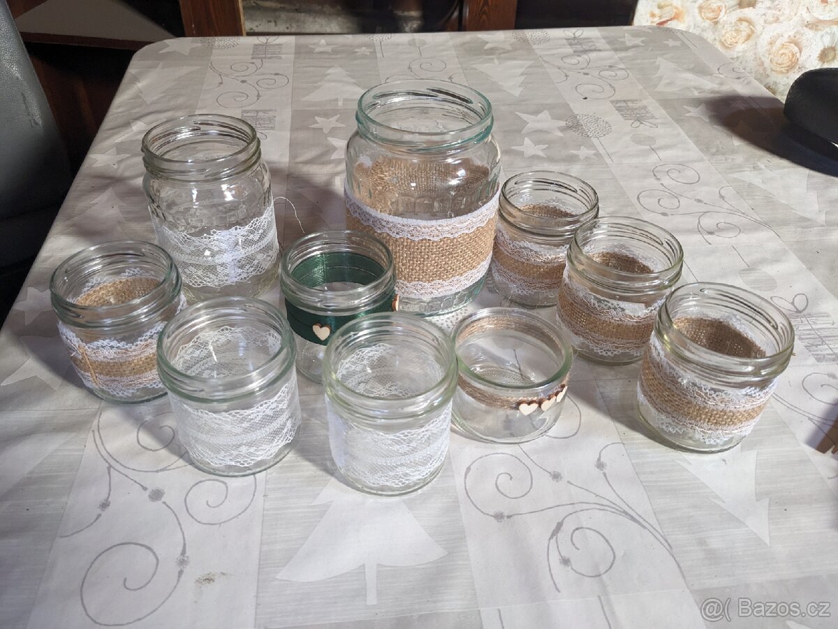 Dekorativní skleničky na svatbu - 3
