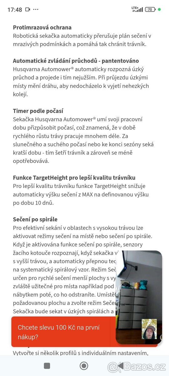 Robotická sekačka Husqarna - 3