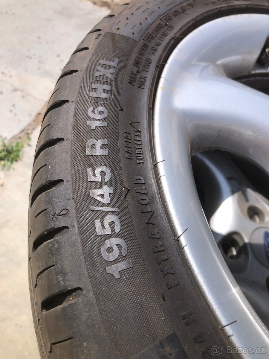 KOLA 4X108 195/45 R16 KRÁSNÉ ORIGINAL FORD - 3