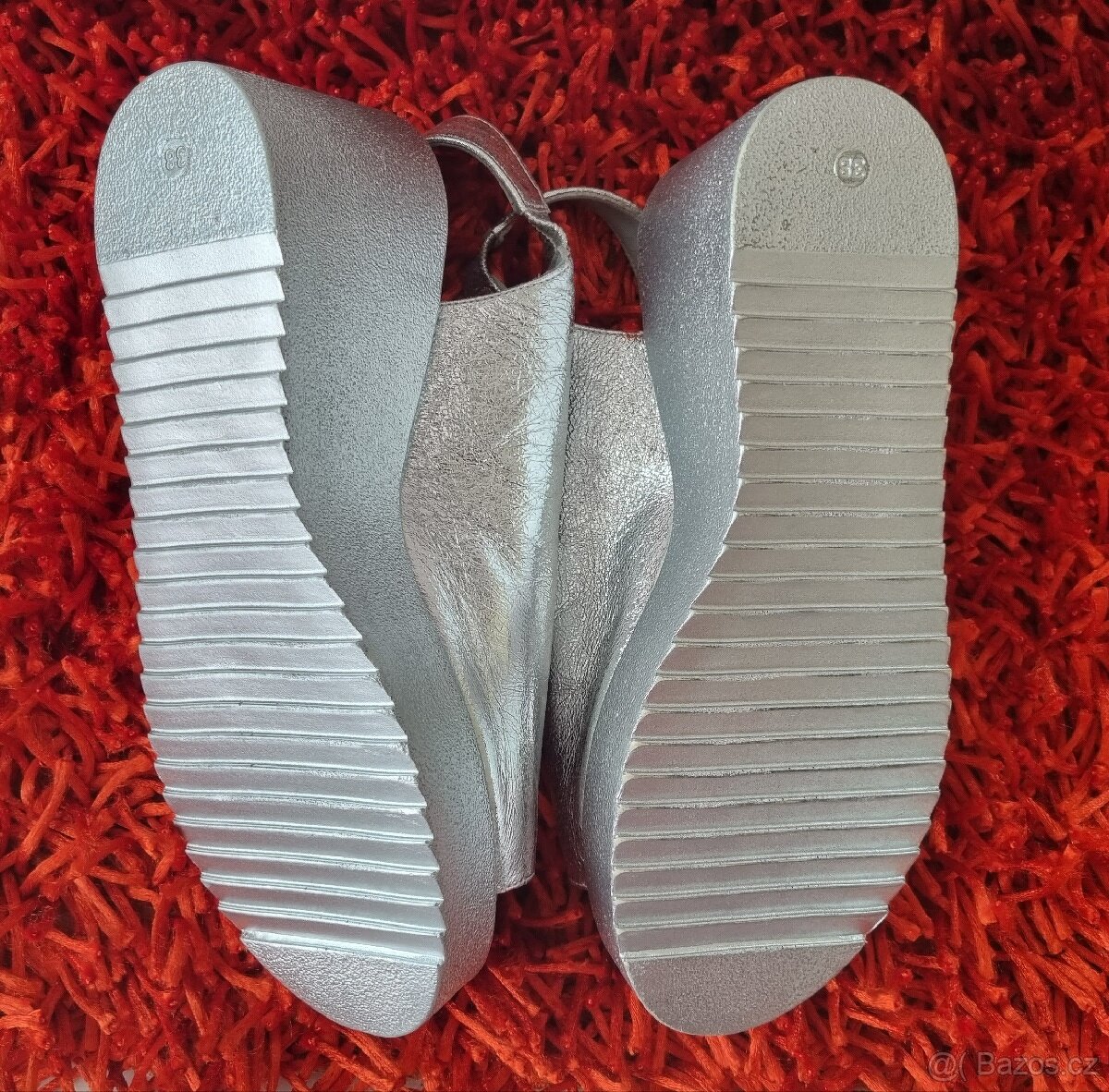 Sandály dámské nové, vel. 38 - 3