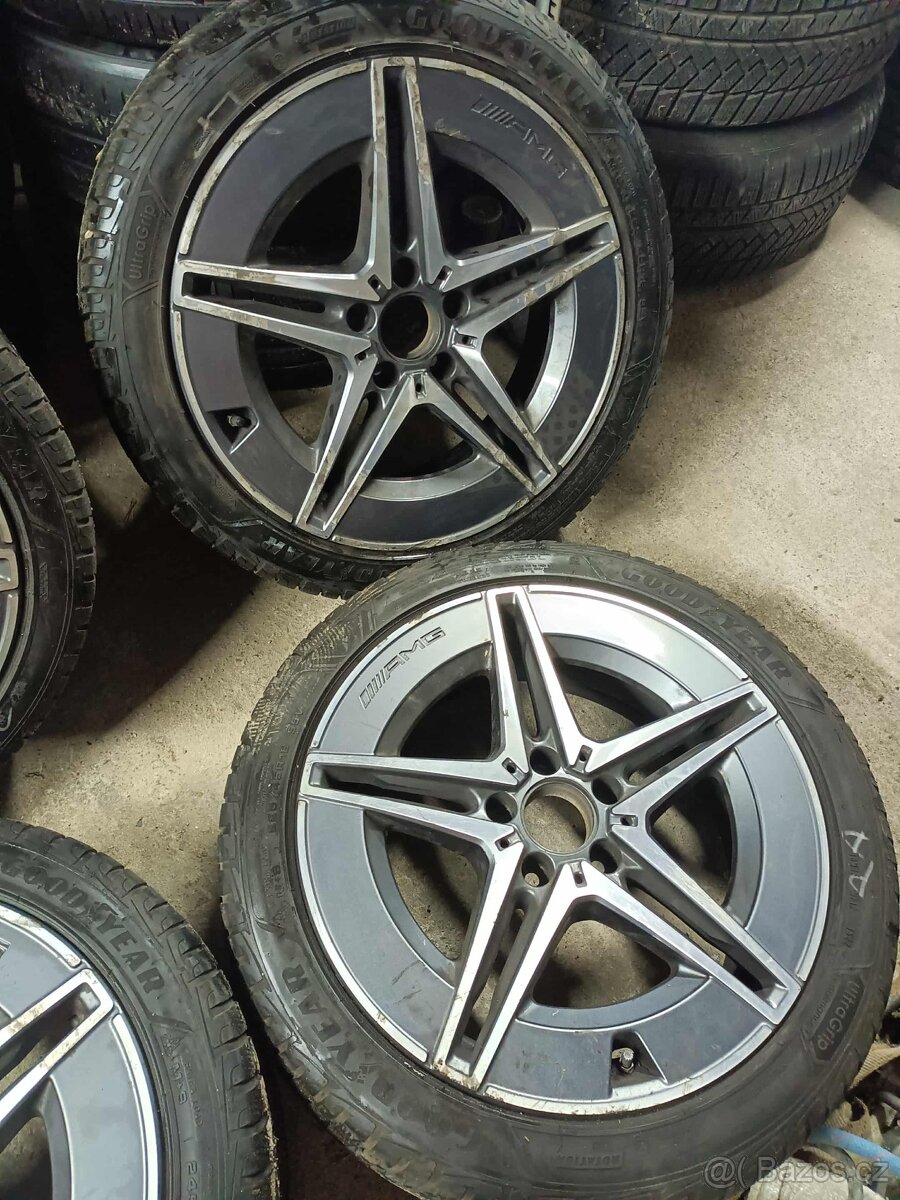 ❄️zimné orig. AMG Mercedes 5x112 R18 pneu dvojrozmer - 3