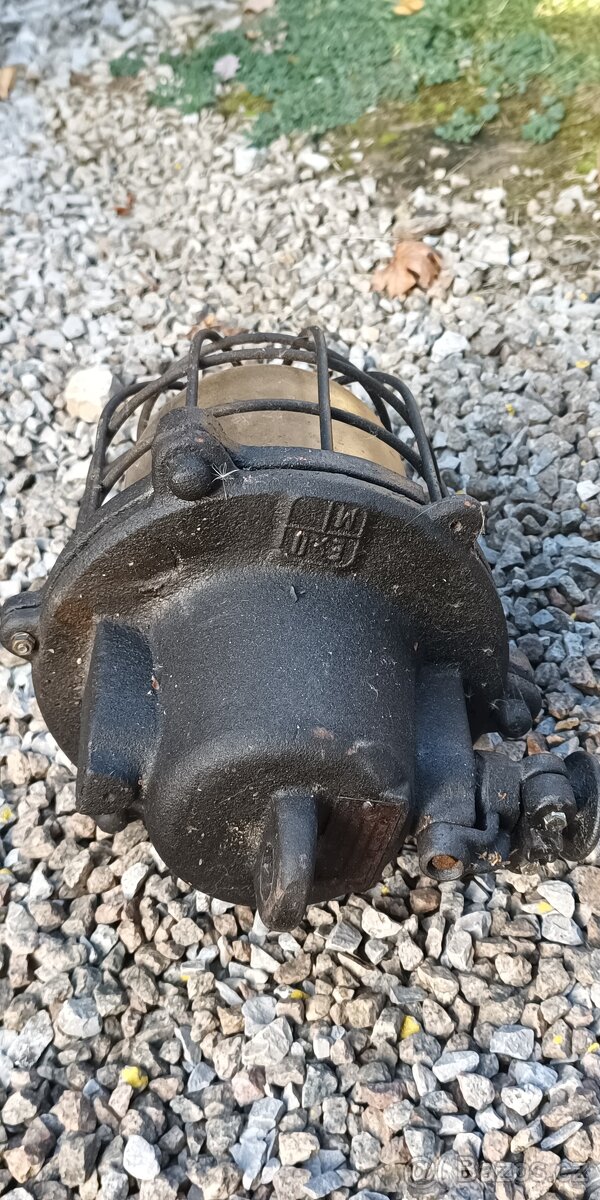 2X Originální industriální lampa z 60let. - 3