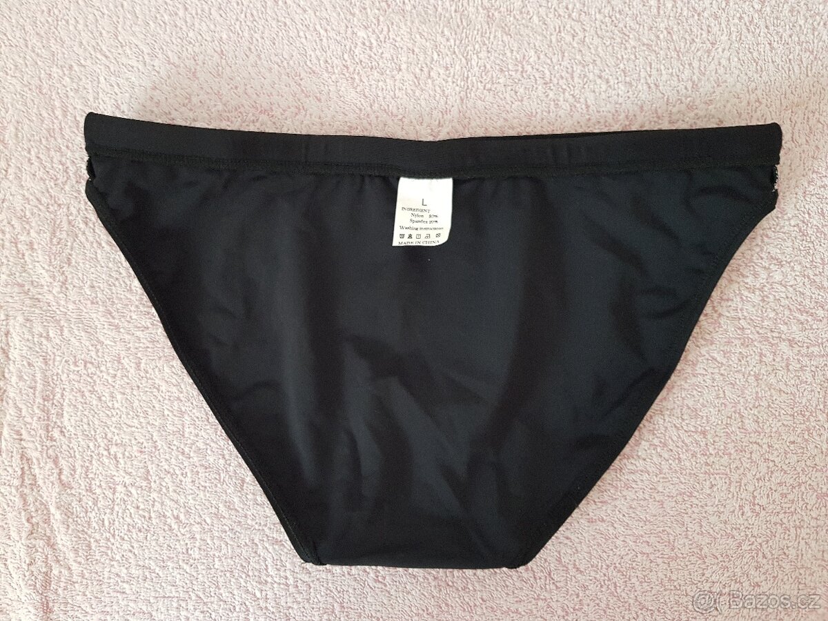 Pánské plavky na šňůrku bez loga vel XL / ORLOVÁ - 3