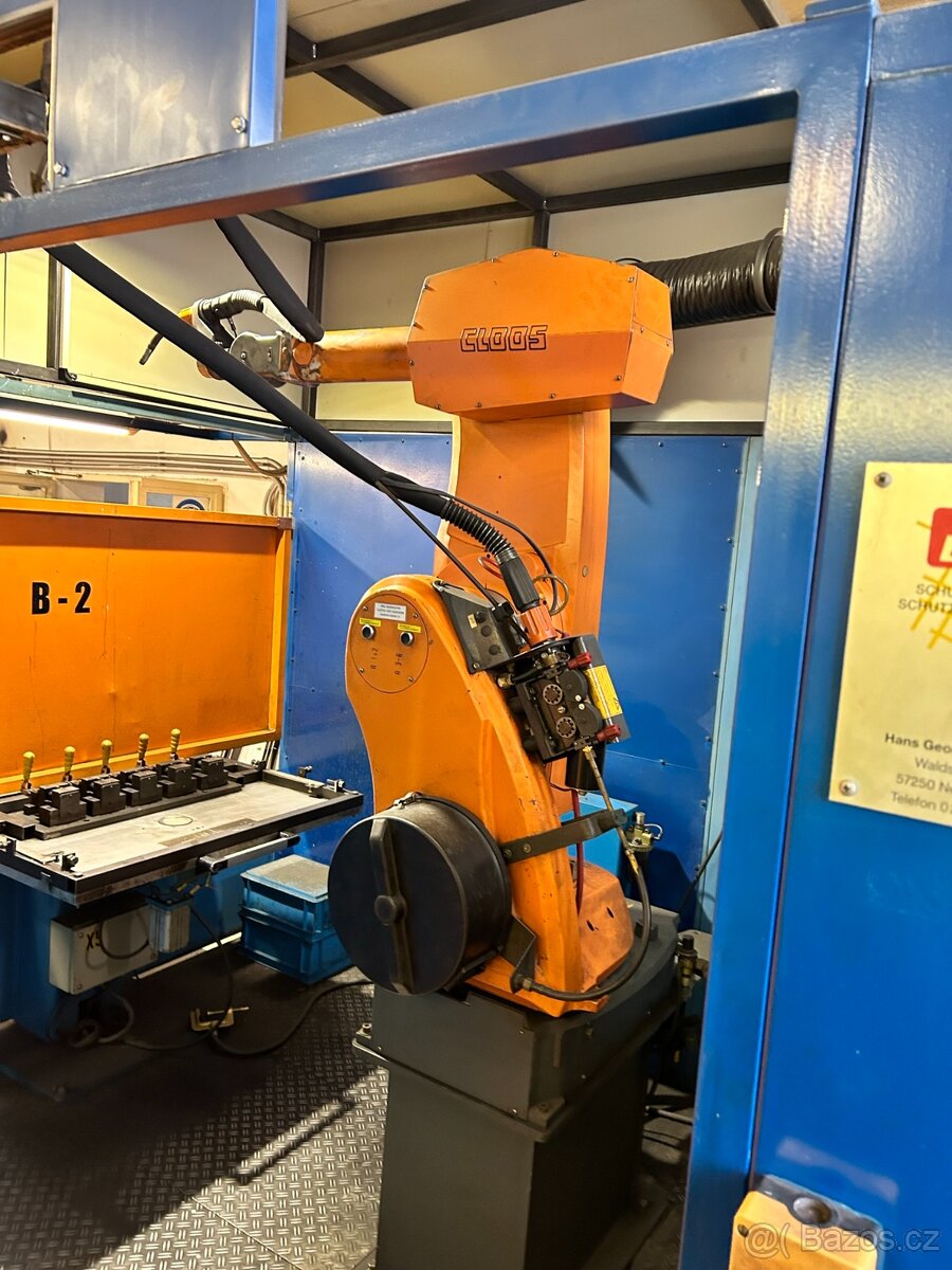 Svařovací robot CLOOS ROMAT 310 včetně pracovní buňky Z1 - 3