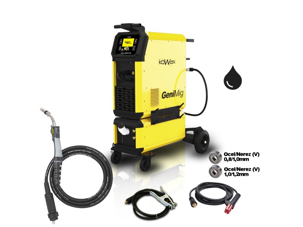 KOWAX GeniMig 355DP LCD5 DOUBLE PULSE VOZÍK+CHLAZENÍ+HOŘÁK - 3