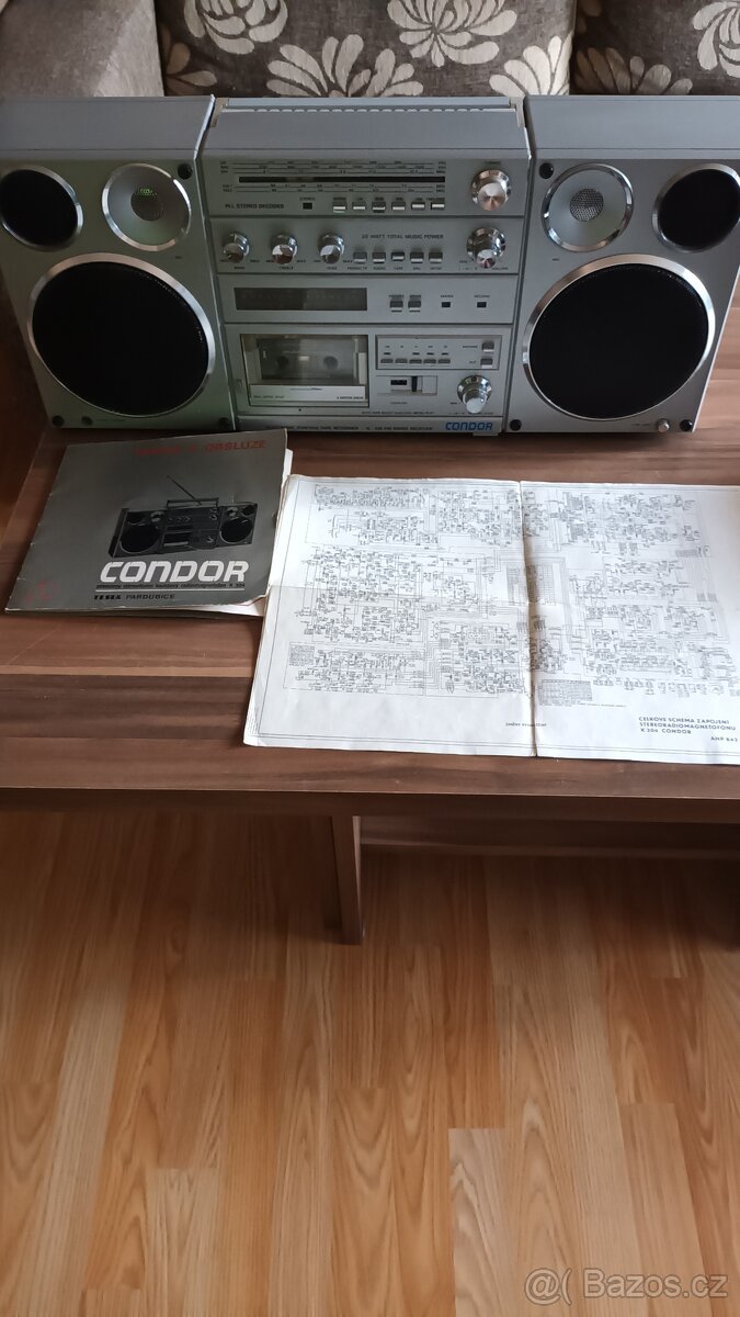 Prodám radiomagnetofon Condor - 3