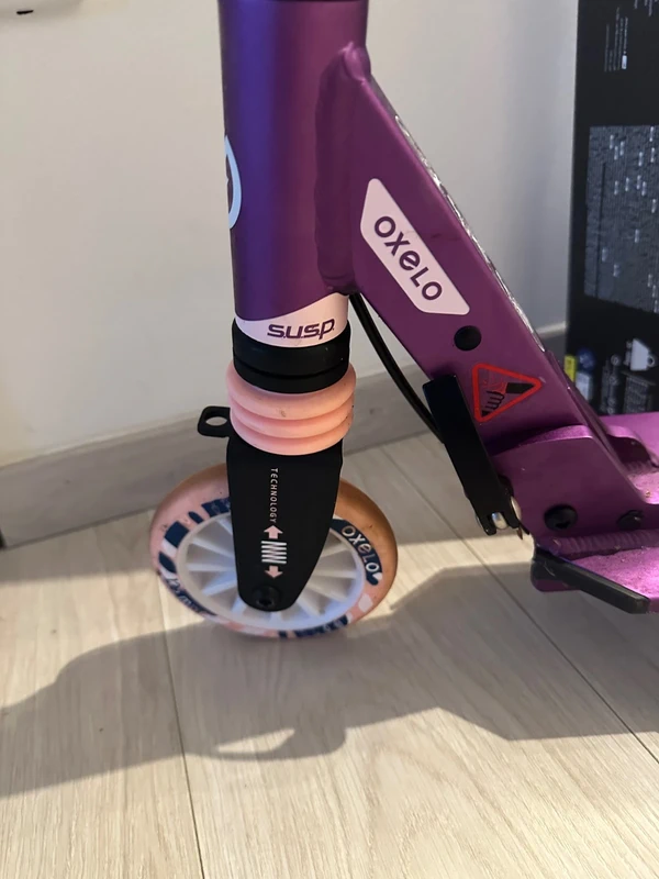 Dětská koloběžka s brzdou na řídítkách a odpružením MID5 - 3