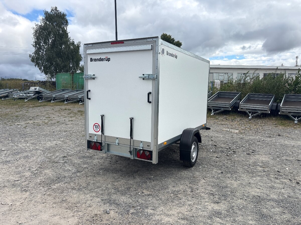 Skříňový přívěs za oa, 750 kg, rampa - 3