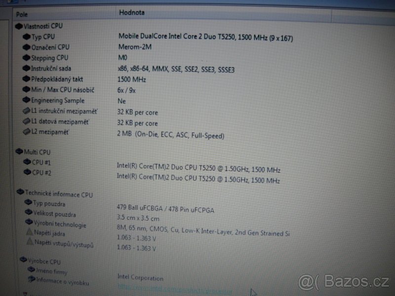 Asus F5 serie (F5VL ) - nahradni dily nebo celek - 3