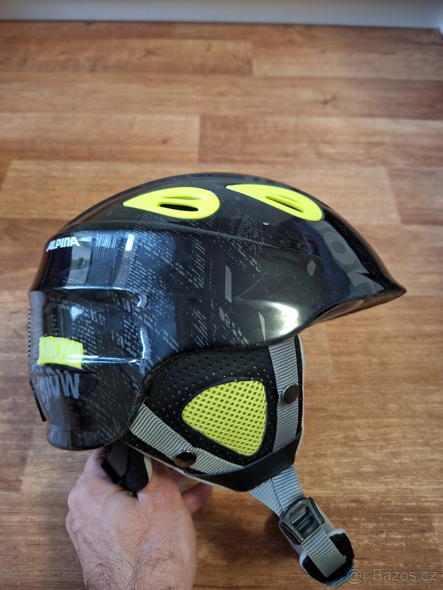 Dětská lyžařská přilba Alpina+brýle - 3