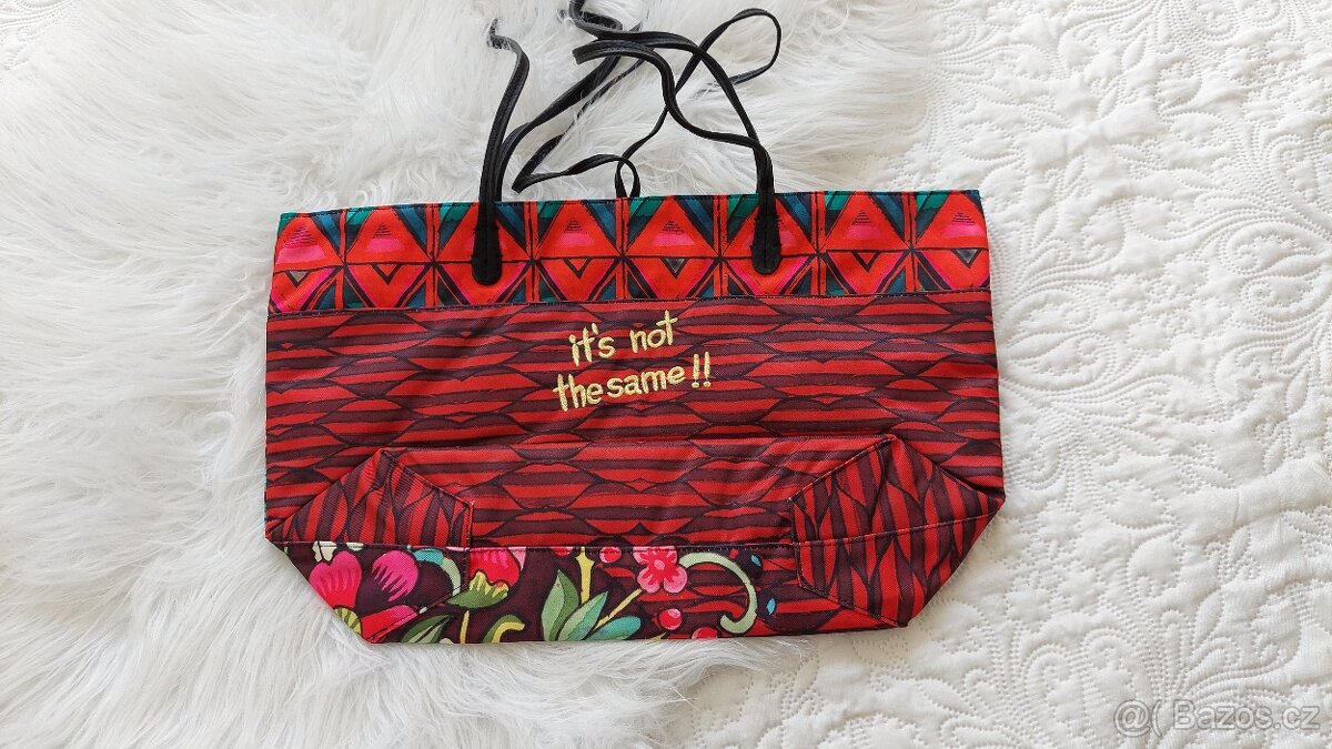 Nová textilní oboustranná Desigual kabelka - 3