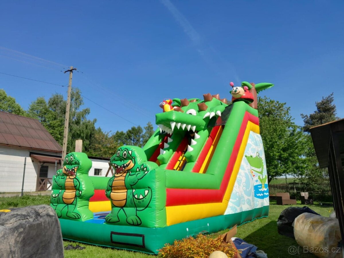 Skakaci hrad 7x4x6 m Krokodil - 3