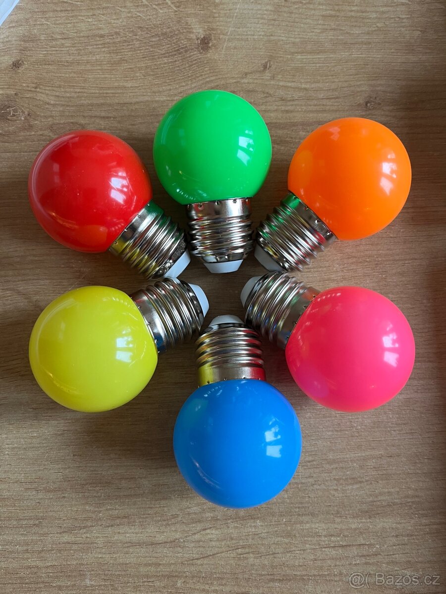 Barevné žárovky 28 ks - 3