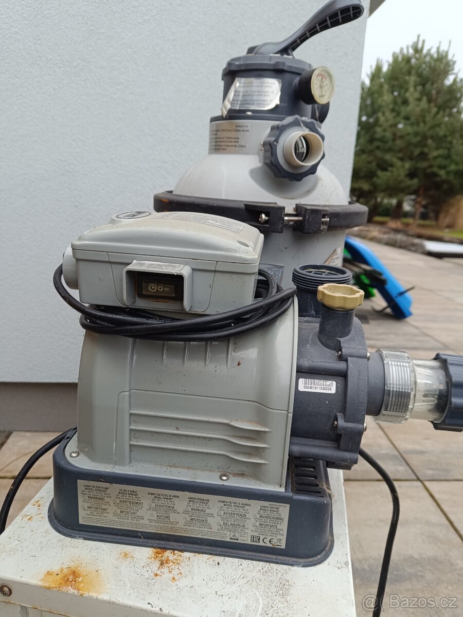 Bazénový set, čerpadlo, solinator, filtrace, hadice, přísluš - 3