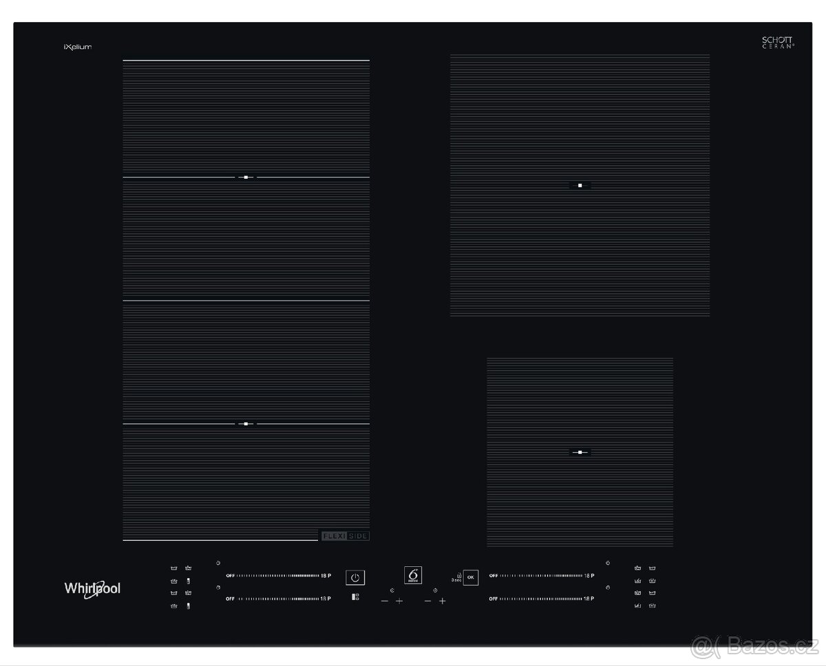 Indukce Whirlpool WF S9365 BF/IXL - 3