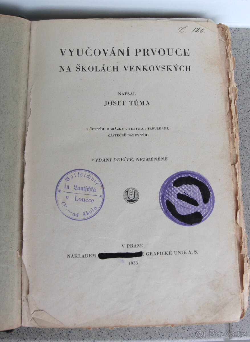 Vyučování prvouce na školách venkovských, Tůma J., 1933, Pra - 3
