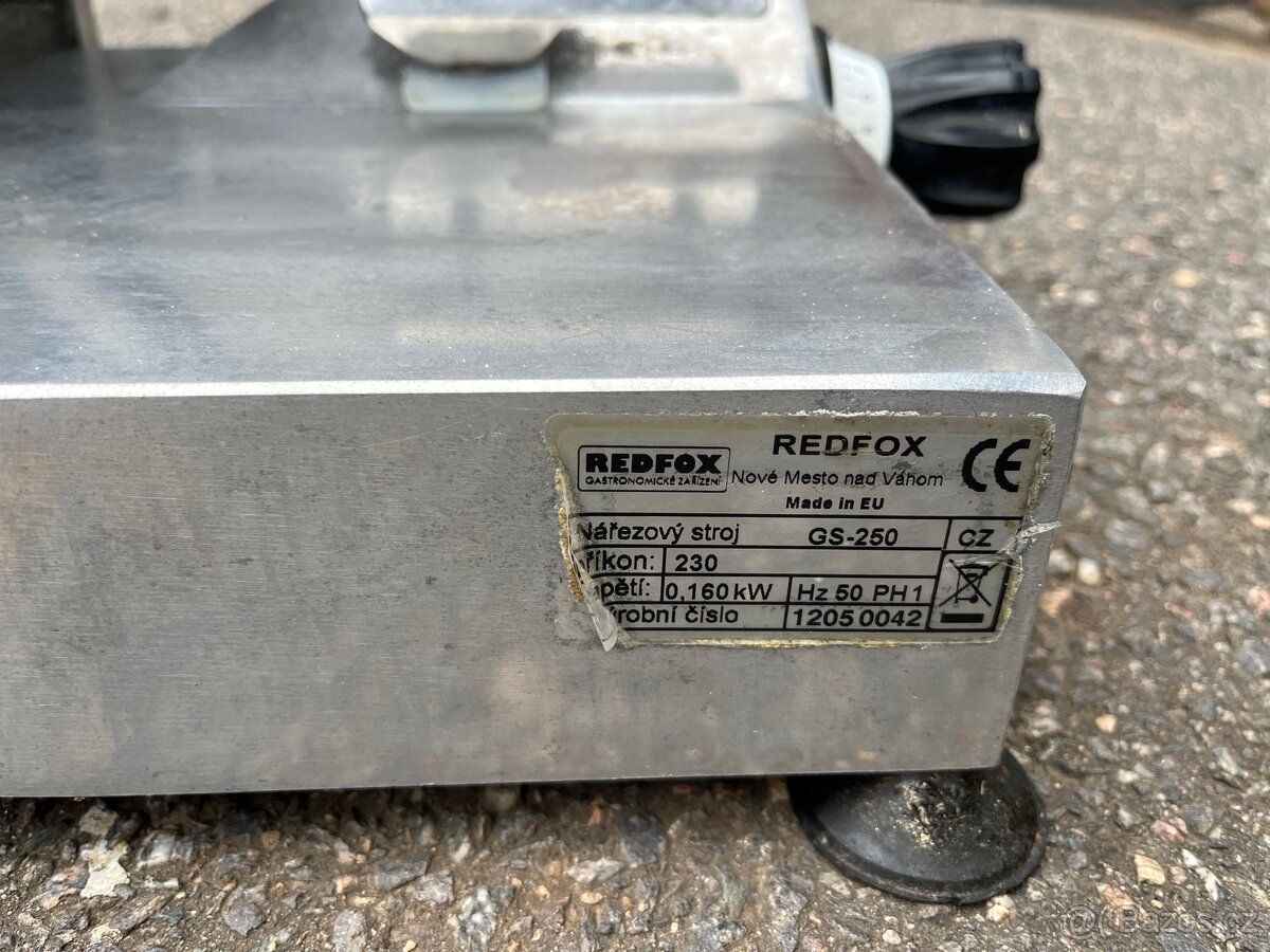 Nářezový stroj Redfox gs250 - 3