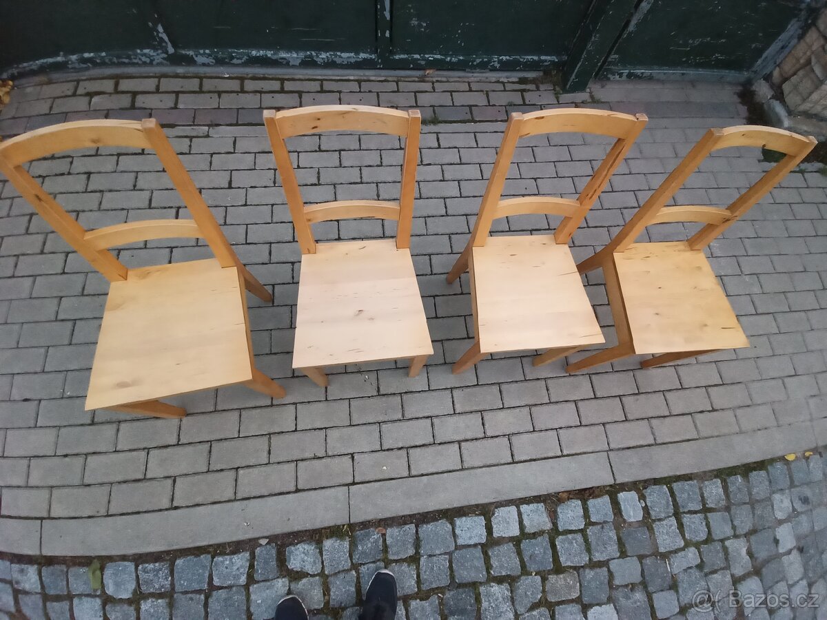 4 židle starší židle IKEA - 3