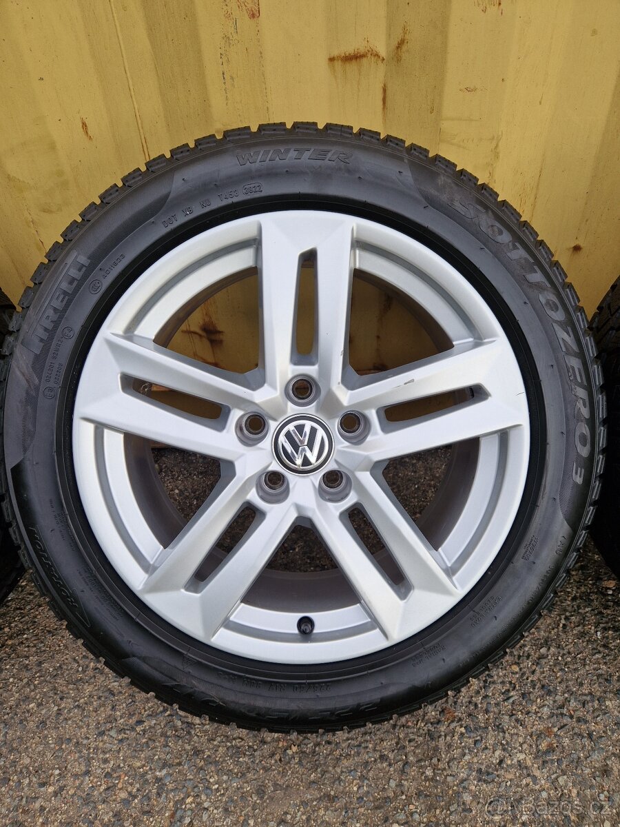 kola A4 audi 5x112 r17 disky alu 225 50 17 rafky zimní et42 - 3