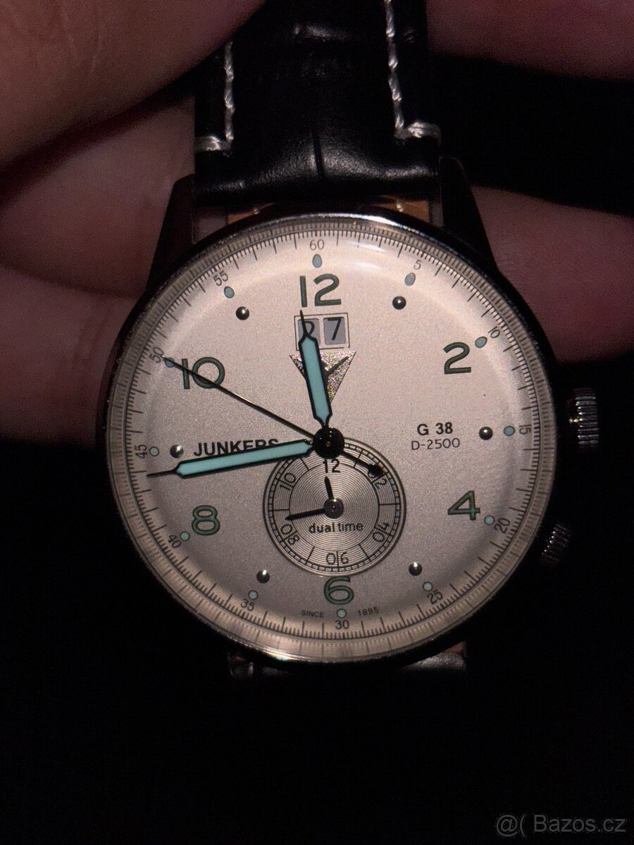 hodinky Junkers 6940-4 G38 Dual-Time - 3