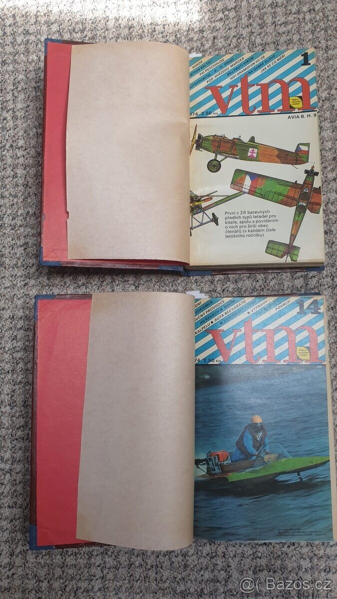 Prodám svázané časopisy Věda a Technika Mládeži VTM - 3