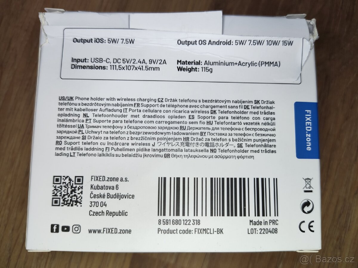 Magnetický držák na telefon s bezdrátovým nabíjením - 3