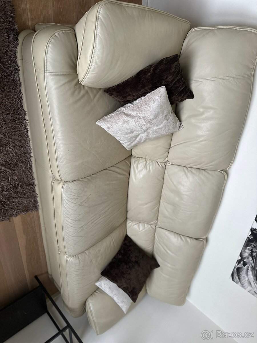 Kvalitní kožená sedačka - 3