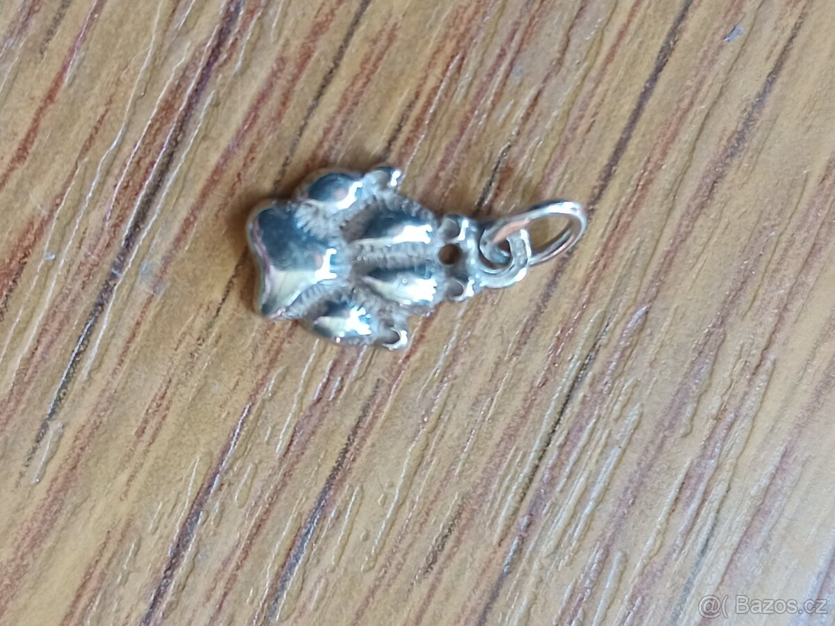 Přívěsek + náušnice psi packa - 3