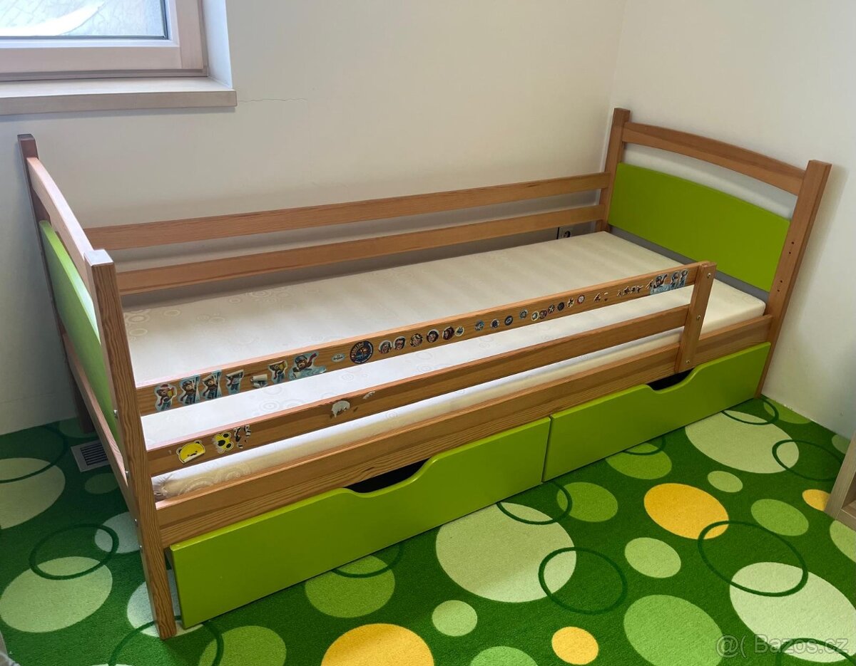 Postel dětská se šuplíky - 3