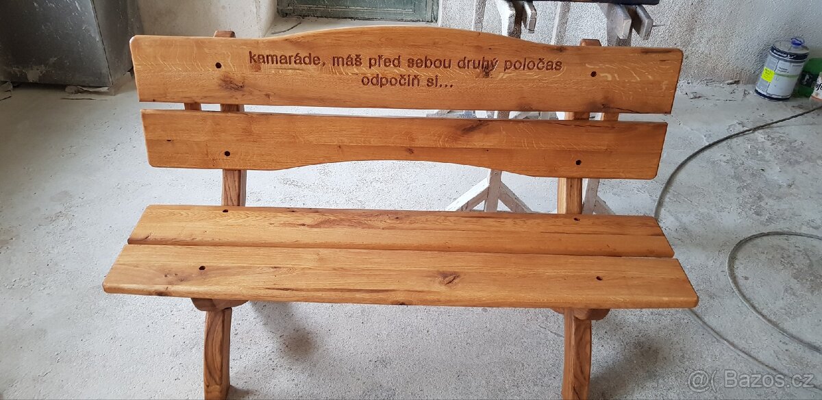 Zahradní lavička - 3